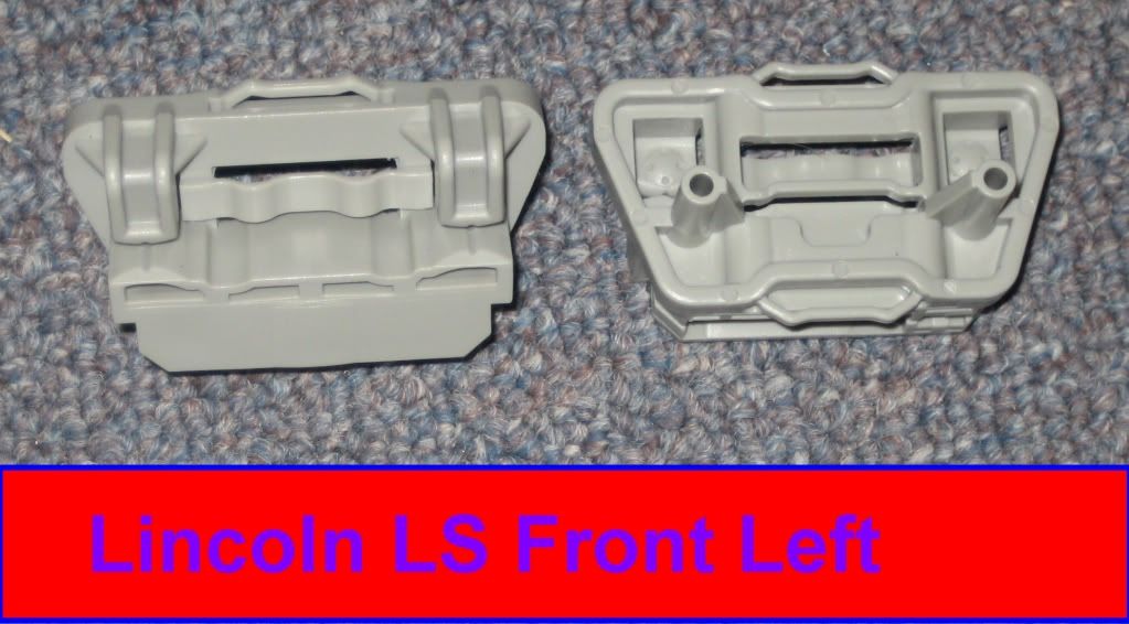 Lincoln LS Window Regulator Repair Clips (2) Front Left Set (pair