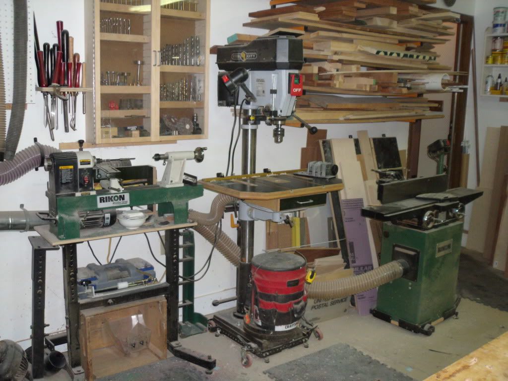 What size drill press?