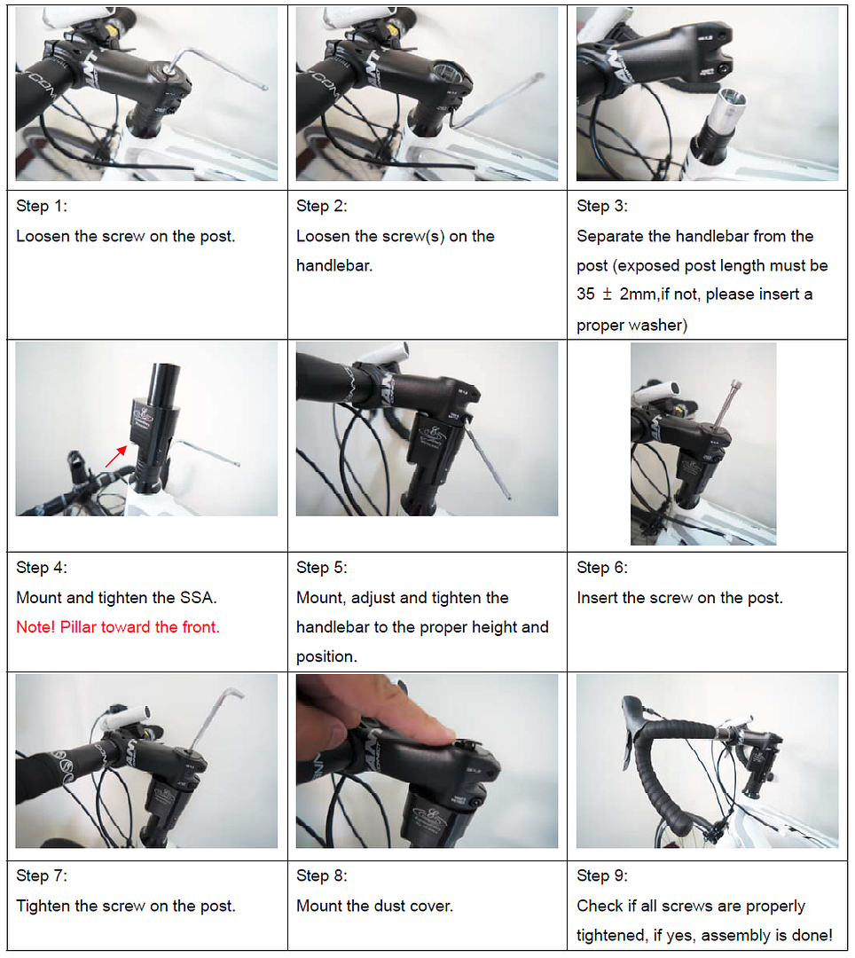 bike stem shock