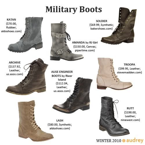 white military boots