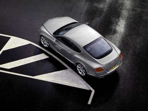 Bentley 2012 Continental GT Top View