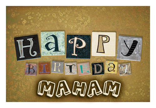 4 2 - Happy Birthday Maham:x