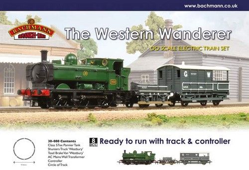 30-080 Bachmann The Western Wanderer 00 Gauge Train Set DCC Ready New 