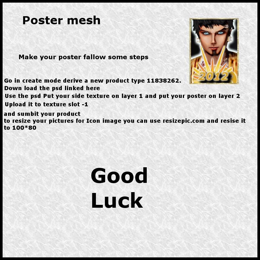 poster mesh, poster