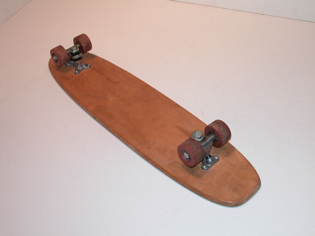 Vintage Skateboard "INDY 500" Longboard, 1960's Skate Board, Sidewalk