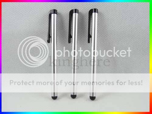 3x New Silver Stylus Touch LCD Screen Metal Pen For HTC DESIRE S G12 