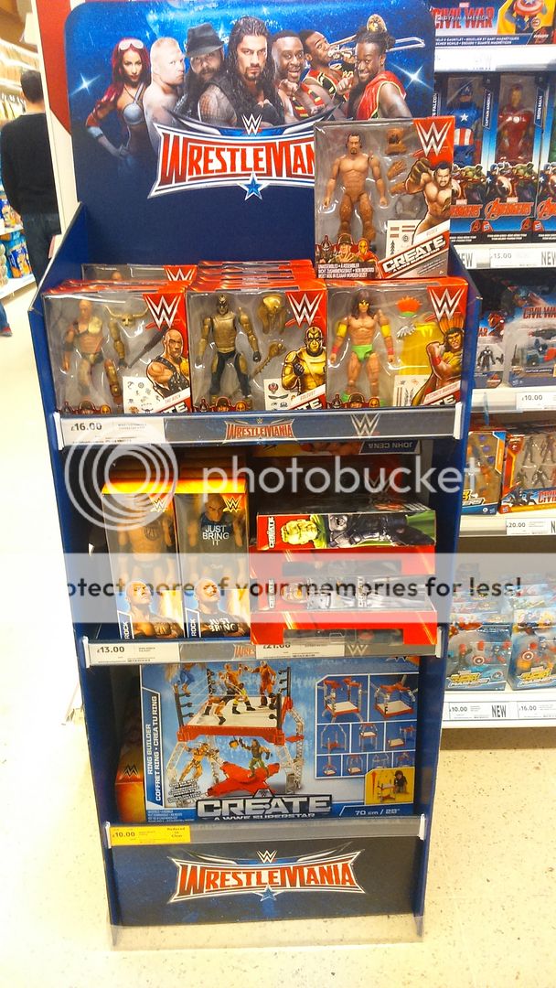 wwe figures tesco