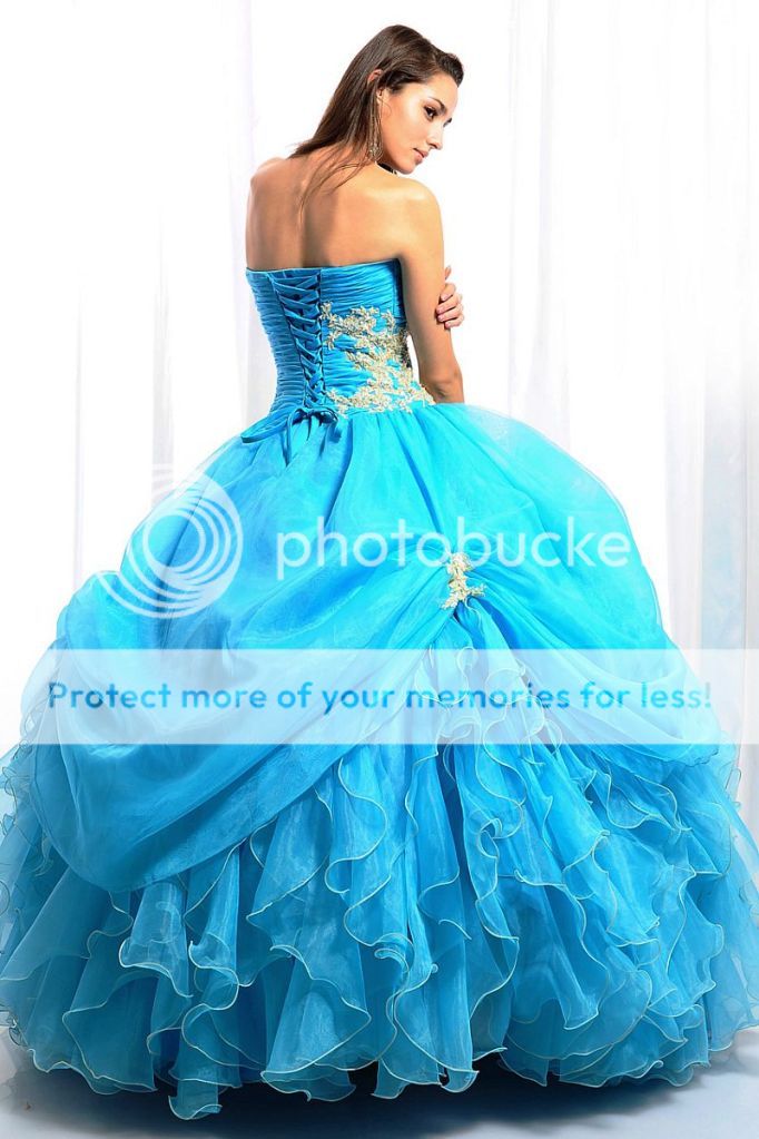 2012 New Quinceanera dress Prom Ball Gowns Evening Dresses SZ4 20 