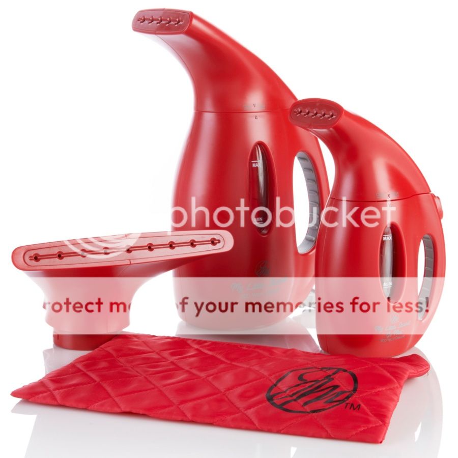   Designed 900 Watt My Little Steamer & Go Mini Deluxe Set RED  