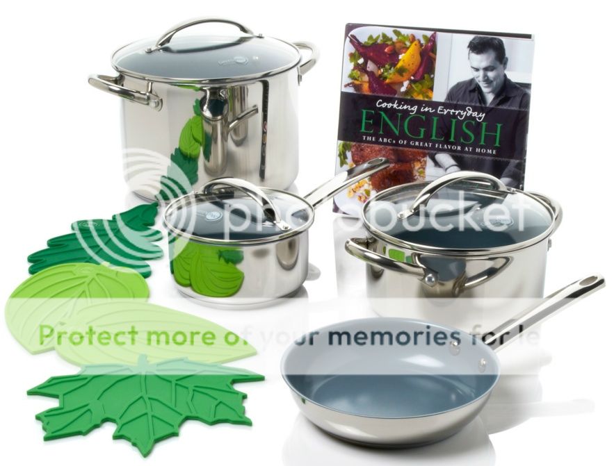 Todd English GreenPan 12 Piece Cookware Set