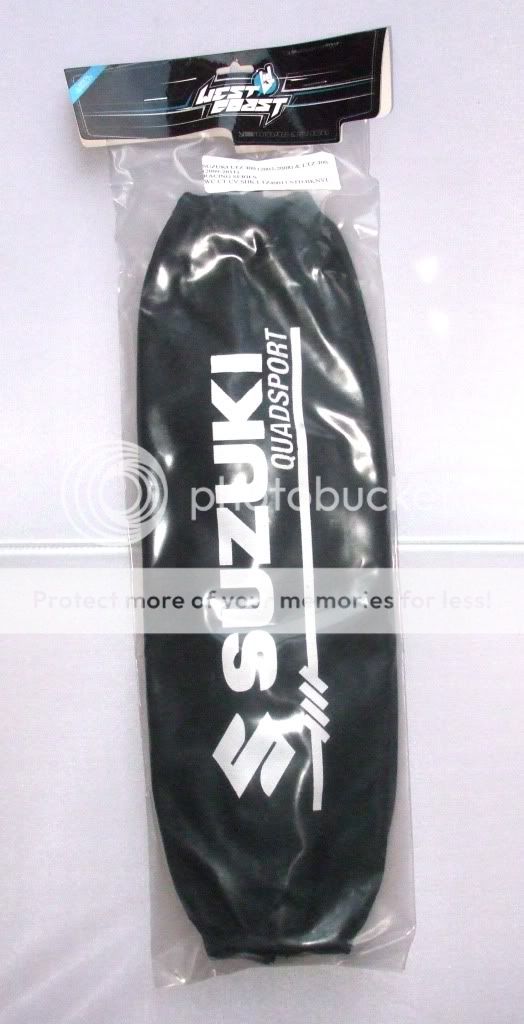 Suzuki LTZ400 Quad ATV Shock Covers Black Set of Three Nylon