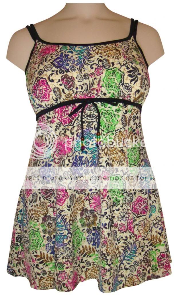 New Beautiful, Colourful Ladies Swimdress Secret Support Swim Dress